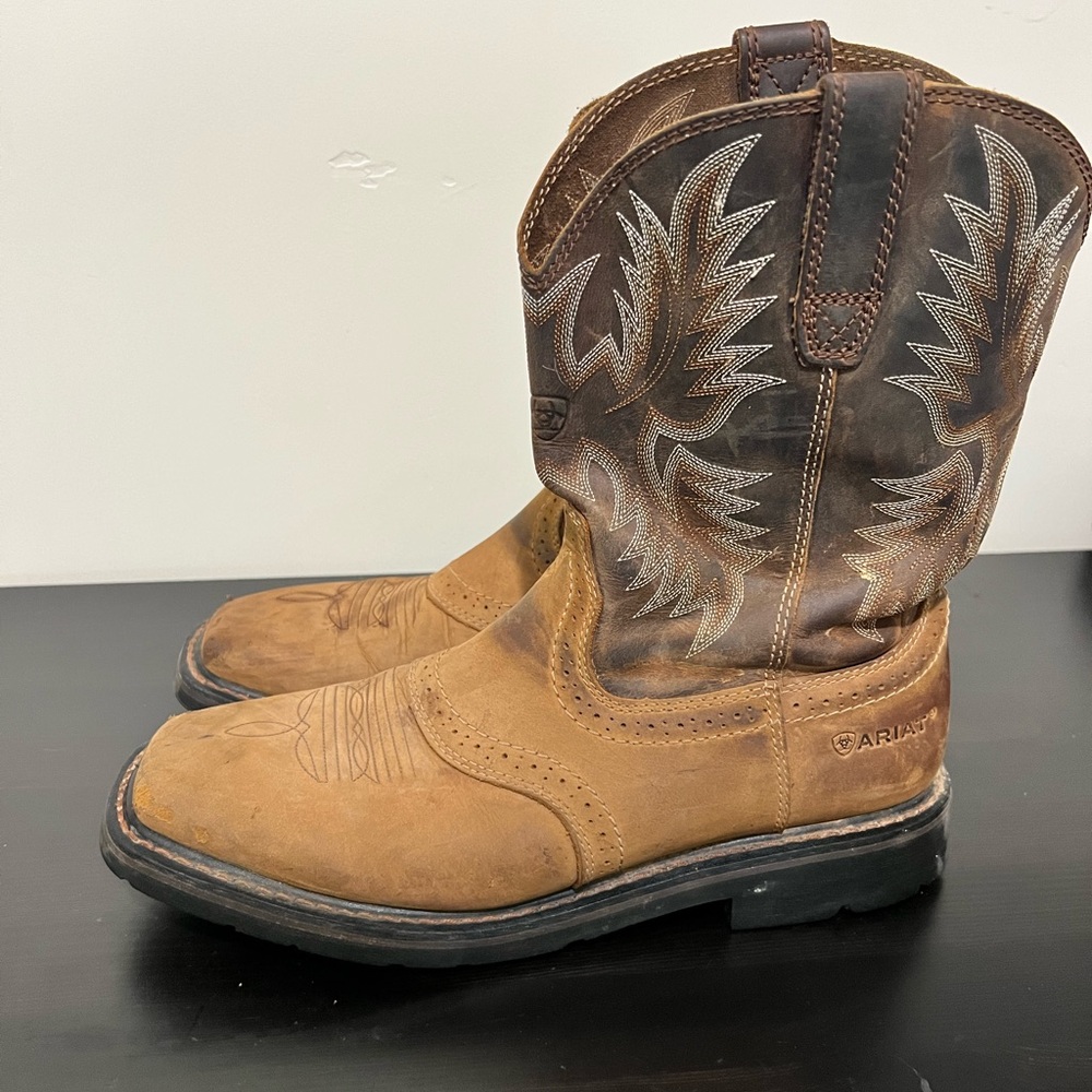 Ariat sierra square toe boot size 12
